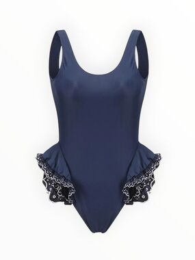 PAPER LONDON Wonderlust Swimsuit - Pearl Tide